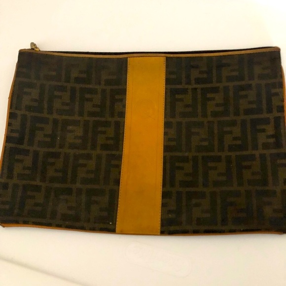 Fendi classic slim Large Clutch bag